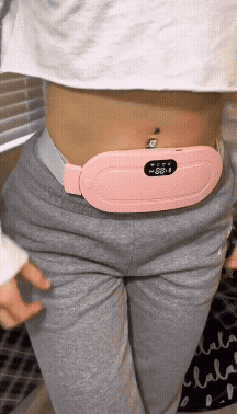 Period Cramp Massager & Heating Pad (Portable - Cordless)